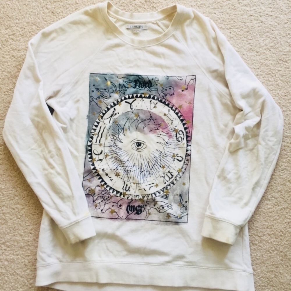 LA Hearts Galaxy Sweater